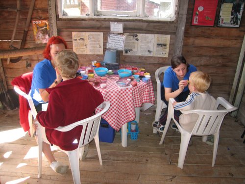 Face Painting at Newquay Zoo, Cornwall