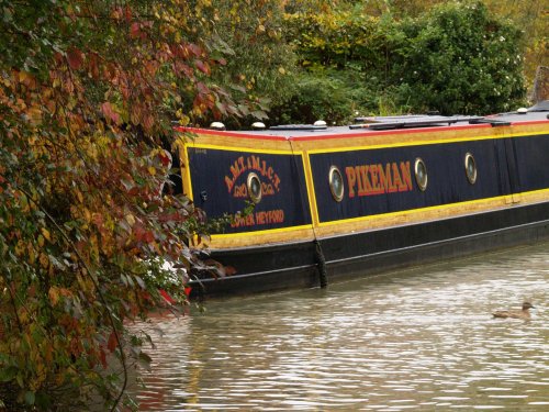 'Pikeman' narrowboat, Lower Heyford wharf, Oxon