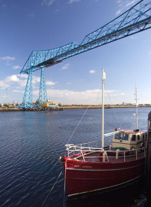 The Middlesbrough Transporter Bridge, North Yorkshire