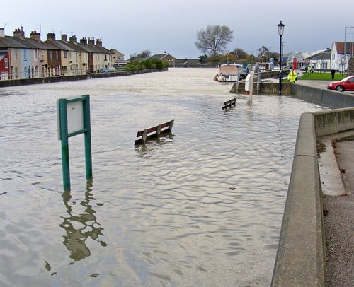 The river Bure during floods on 9th November 2007