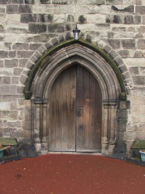 Door at St. Joseph's - Rugeley, Staffordshire