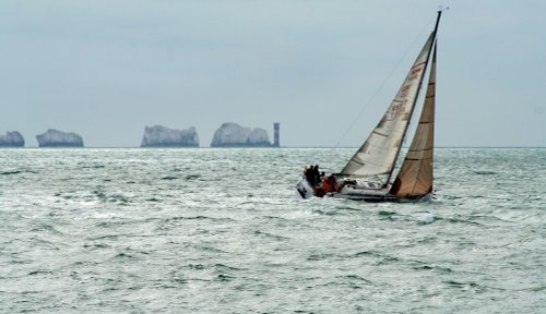 The Needles viewed from Hurst