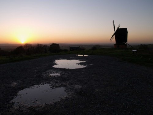 Brill windmill at sunset