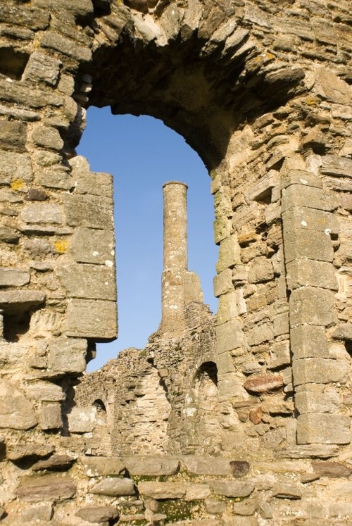 Through the arched window