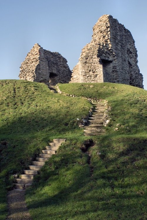 Motte & Keep at Christchurch castle