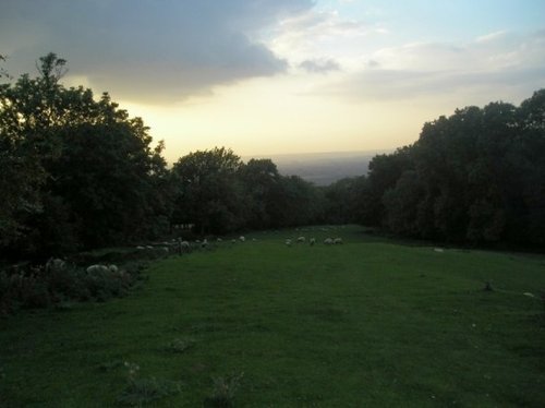 Atop Dover's Hill at Sunset