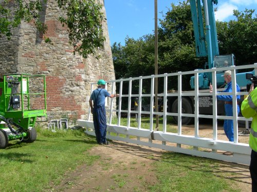 Preparing the sails, Wheatley, Oxfordshire