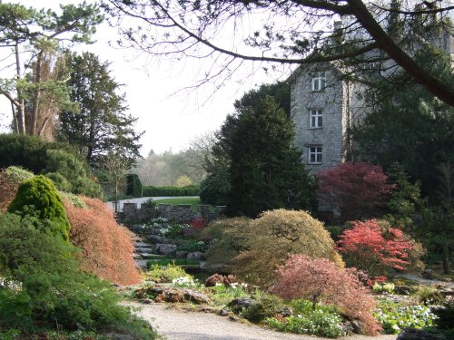 The gardens at Sizergh Castle, Kendal, Cumbria