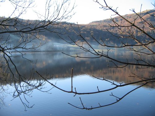 Grasmere, Cumbria on a cold November afternoon.