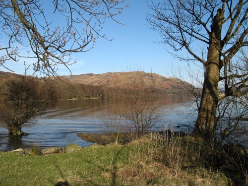 Ullswater on a bright February afternoon.