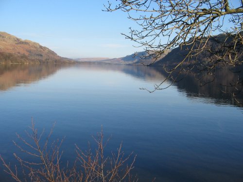 Ullswater on a bright February Afternoon.