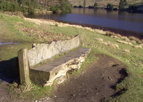 Seat at Howden Resr, Castleton, Derbyshire