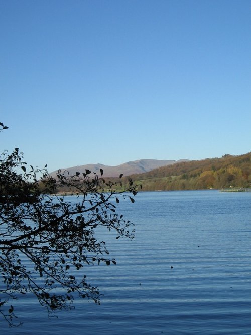 Late Autumn Afternoon at Esthwaite Water, Near Sawery. Cumbria.