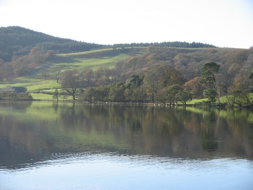 Late Autumn Afternoon at Esthwaite Water, Near Sawery. Cumbria.