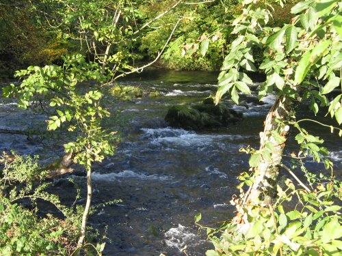 October at Brathay River Near Ambleside.