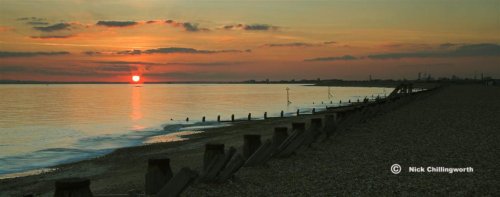 Solent Sunset, Hayling Island, Hampshire