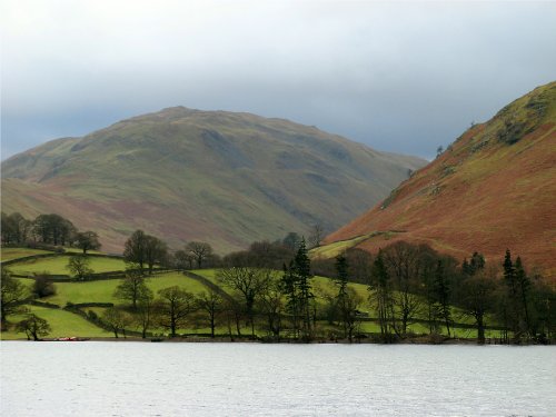 A cold February afternoon on Ullswater, Cumbria