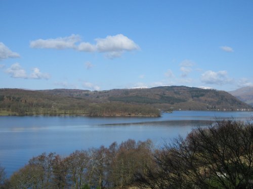 March, a view of Southern end of Windermere,