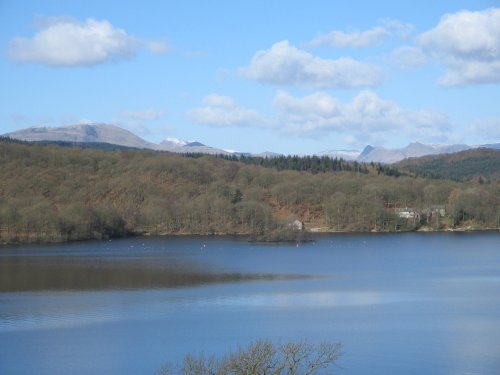 March, a view of the southern end of Windermere.