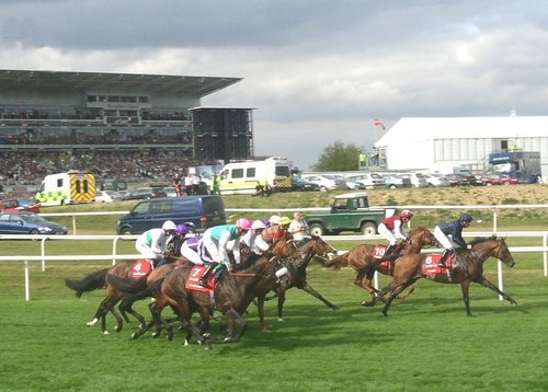 Doncaster Racecourse - start of the St Leger 2007