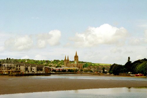 Truro Cathedral from Fall River.