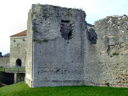 Portchester castle, near Portsmouth