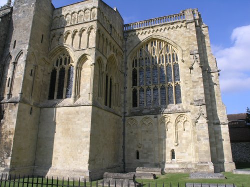 East End, the windows of the Lady Chapel