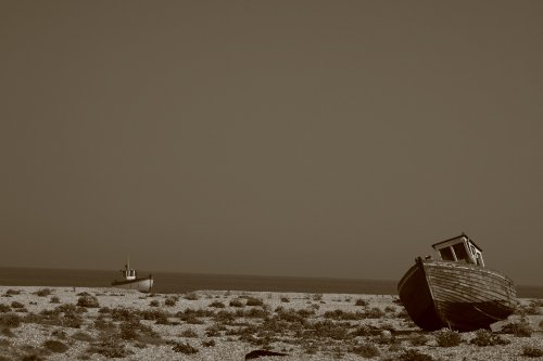 Abandoned fishing industry Dungeness