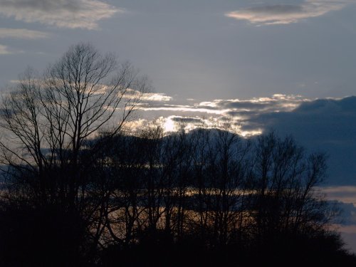 Sunset near Steeple Claydon, Bucks