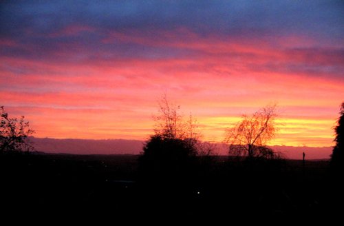 Sunset at Gateshead.