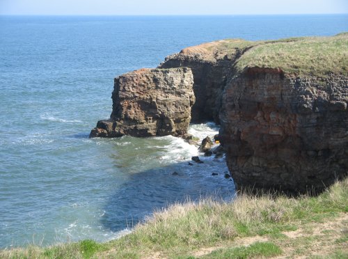 The coastal footpath, Whitburn, Tyne and Wear.