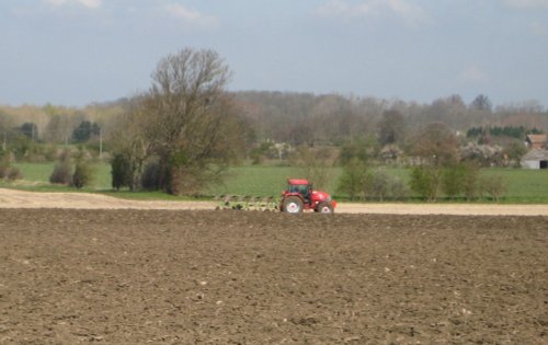 Ploughing the fields, Higham Gobion, Bedfordshire