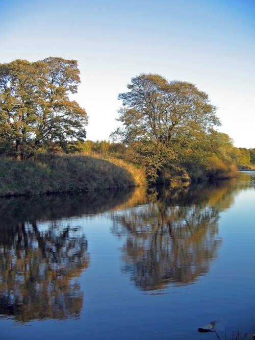 Evening at the Riverside, Chester-le Street, Co Durham.