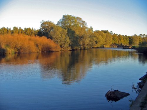 Evening at the Riverside, Chester-le-Street, Co Durham.