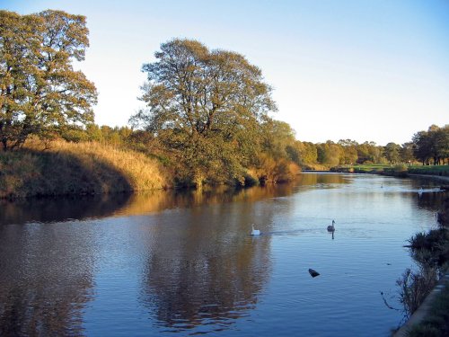 Evening at the Riverside, Chester-le-Street, Co Durham.