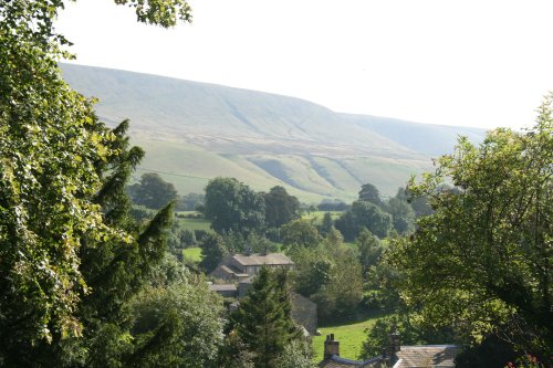 View of Pendle from Downham, Lancashire.