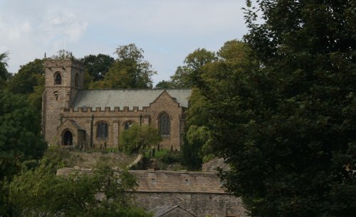 St. Leonard's Church at Downham, in Lancashire.