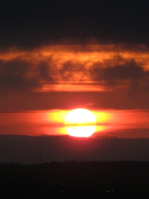 Sunset at Gateshead.