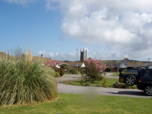 View of Church Tower in April