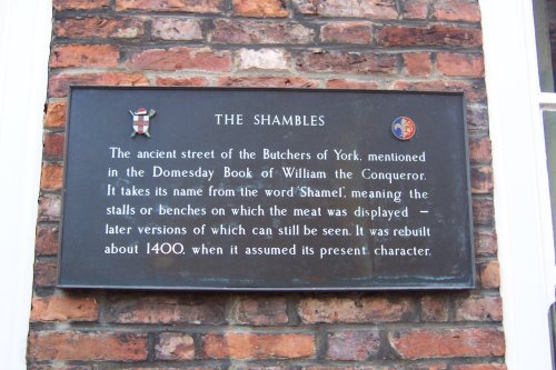 Shambles Interpretive Sign