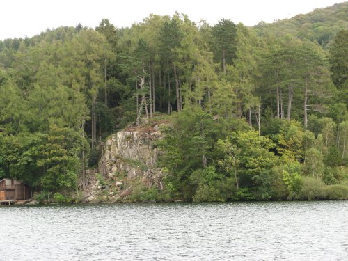 Part of the shoreline of Windermere