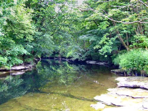 The river near Natland and Sedgewick, Cumbria