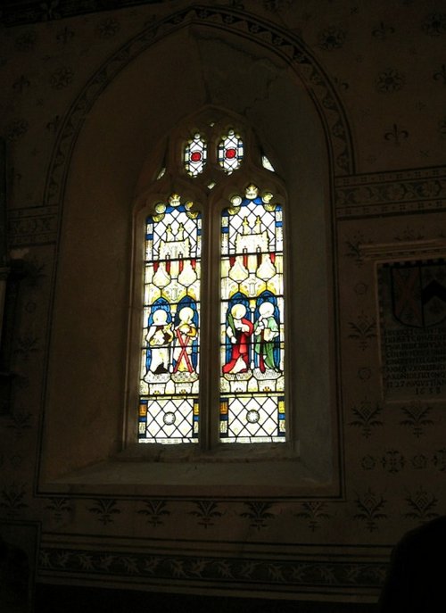 Stained Glass Window, Parish Church of St. Nicholas, Silton, Dorset