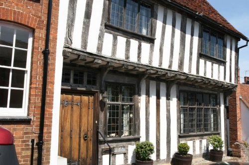 Timber framed cottage in Lavenham