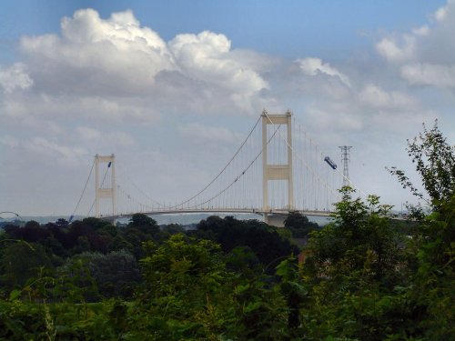 The old Severn bridge