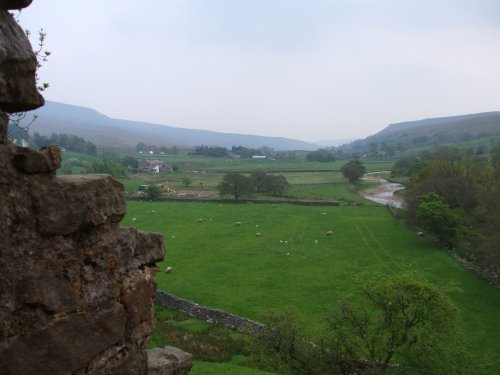 Looking down the valley