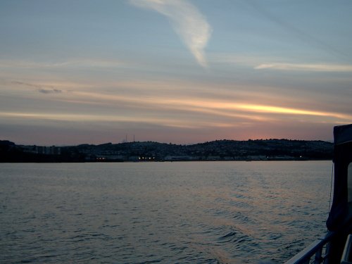 Sunset over Paignton.