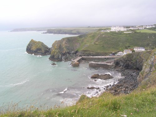 Mullion Cove harbour, on the Lizard, Cornwall