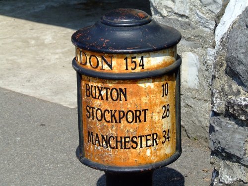 An old mileage marker....how far to London?