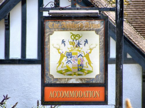 The Ashford Arms sign